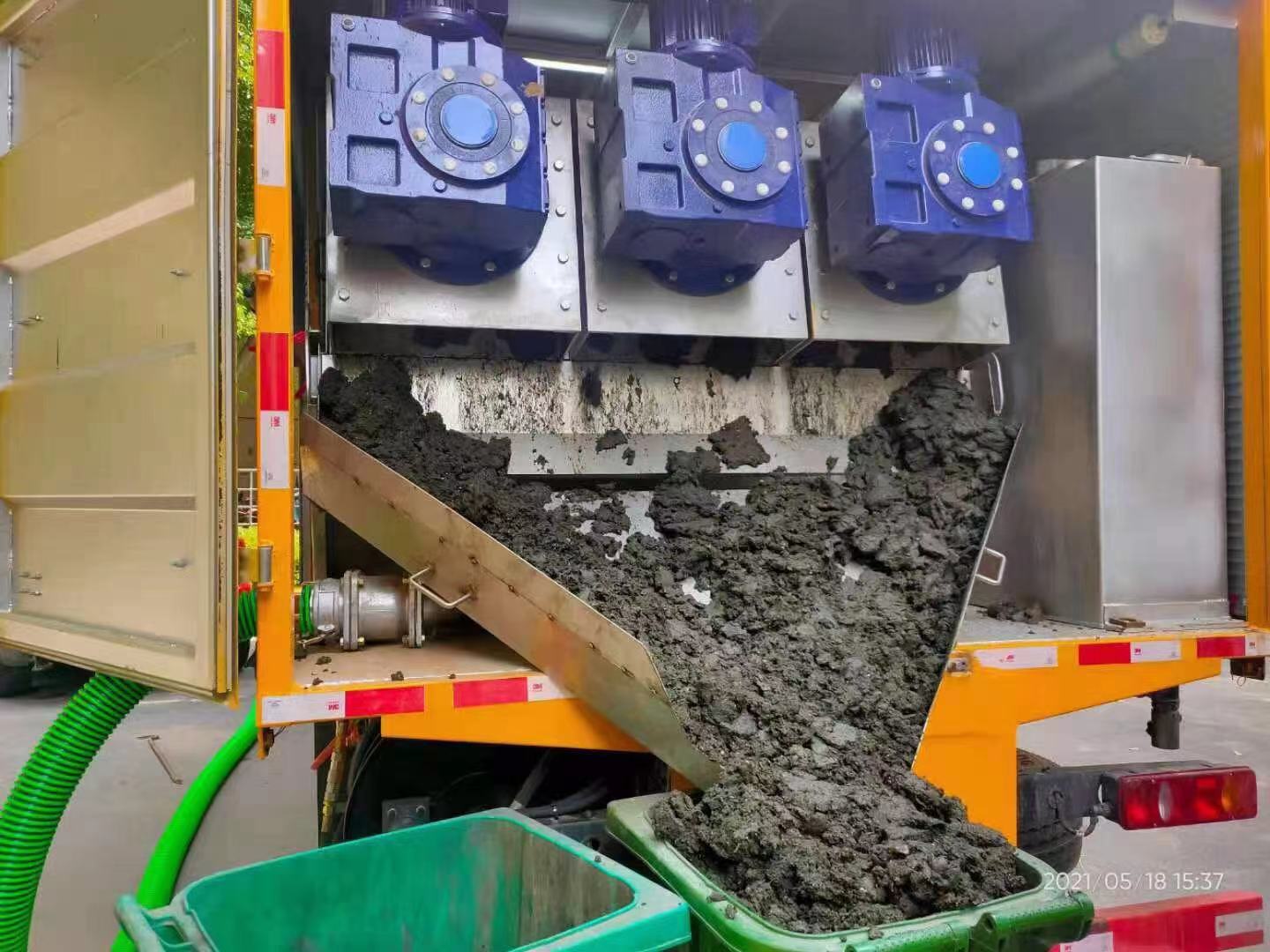 大悟化粪池清掏城市维护站-泥浆净化干湿分离处理